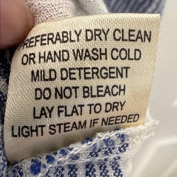 Striped Blue and White Women's coverup  Dress NWOT ✨. Size: M - Picture 6 of 7